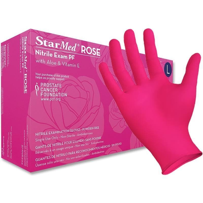GANTS Nitrile ROSE MEDIUM B/100