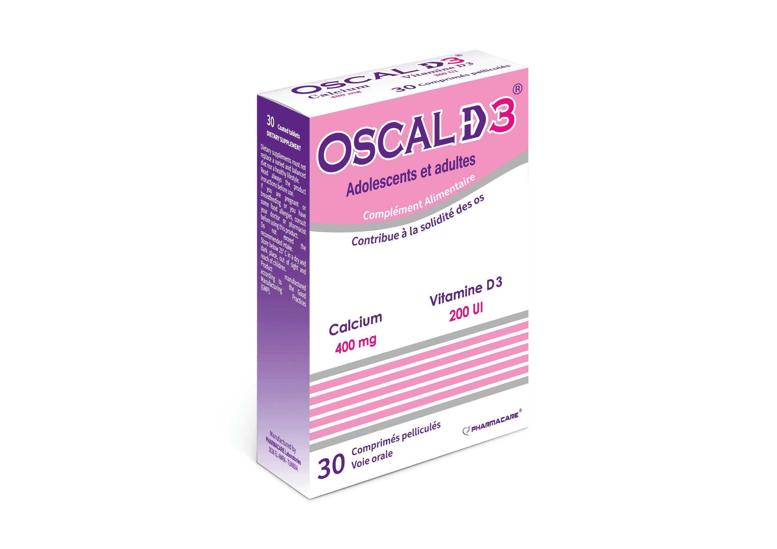 OSCAL D3 Comprimes B/30