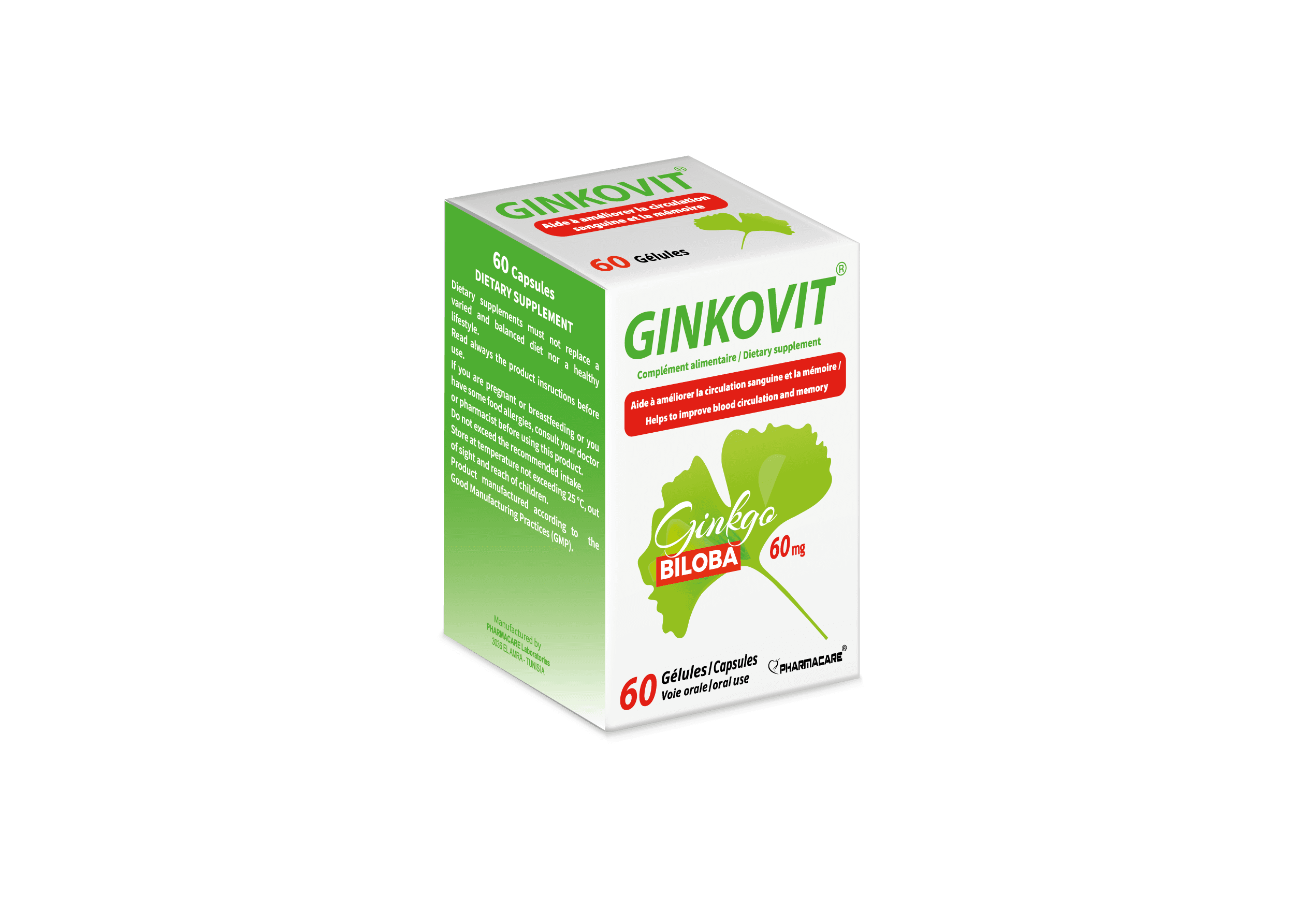 Ginkovit BTE 60 Gellules