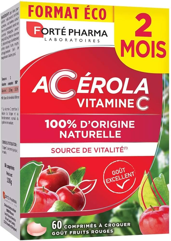 Acerola Vitamine C B/60 (a Croquer)