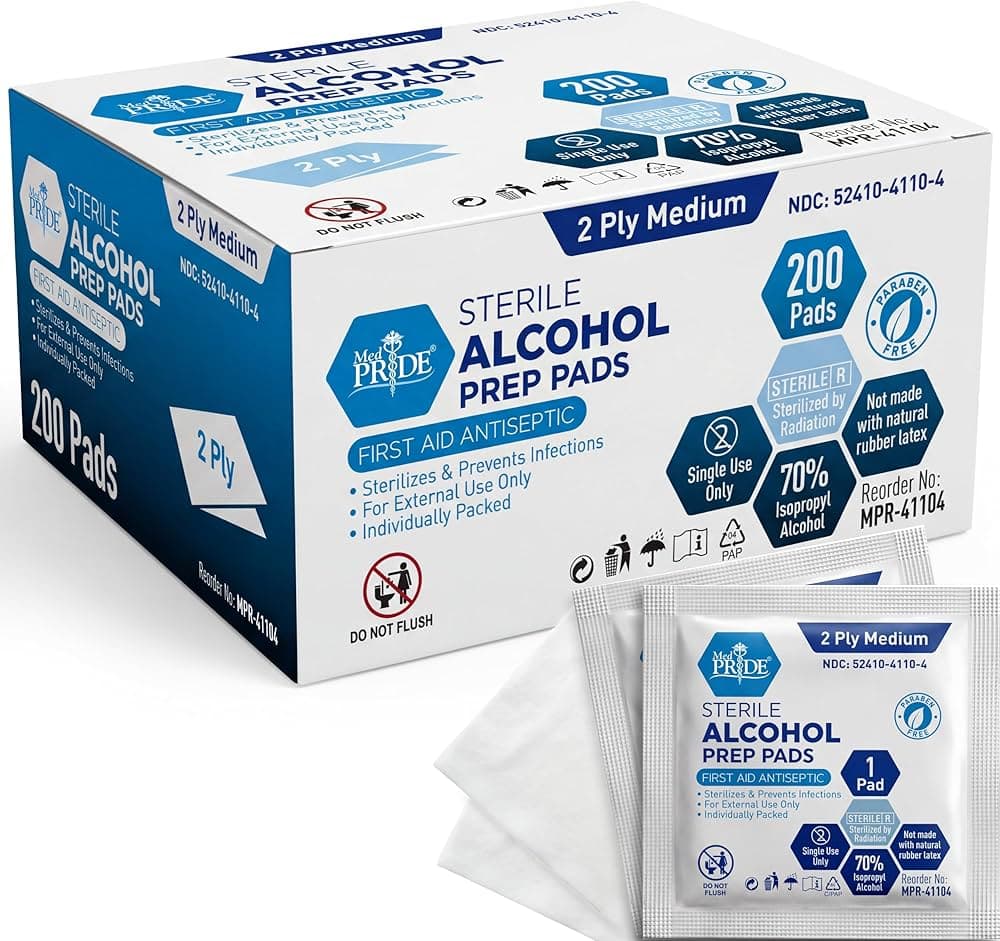 ALCOOL PAD Lingettes B/20
