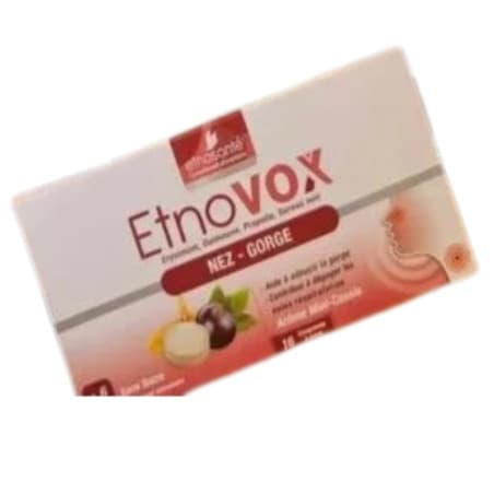 Etnovox MAUX DE GORGE Miel-cassis