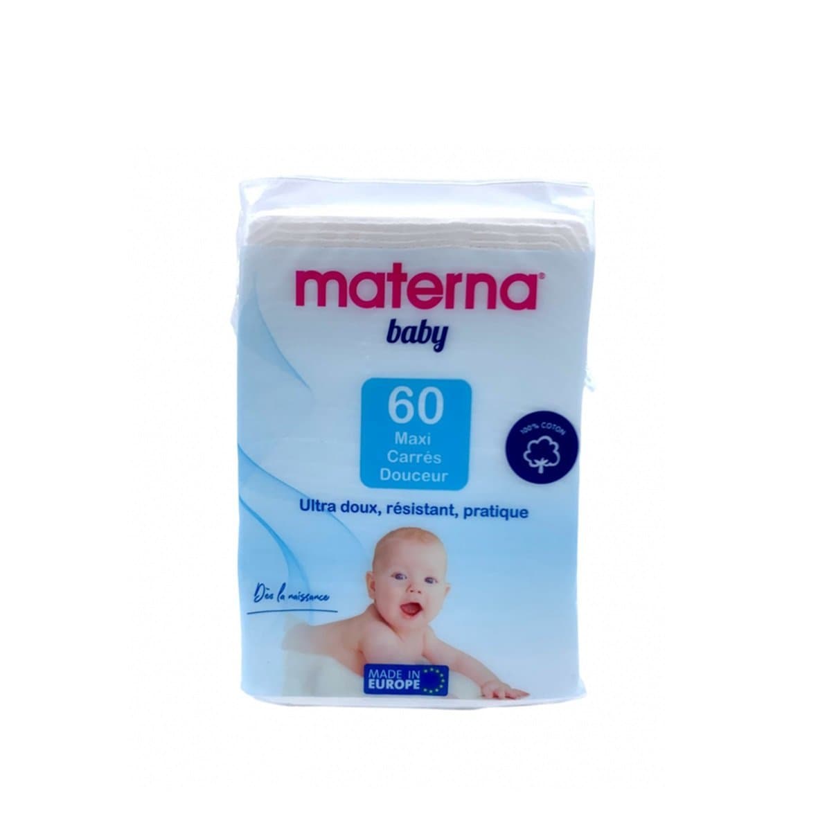 Materna BABY COTON CARRE B/60