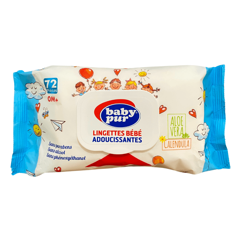 BABY PUR Lingettes BEBE B/72