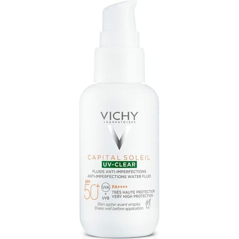 VICHY CAPITAL SOLEIL FLUIDE UV CLEAR SPF 50+ ANTI IMPERFECTIONS 40 ML