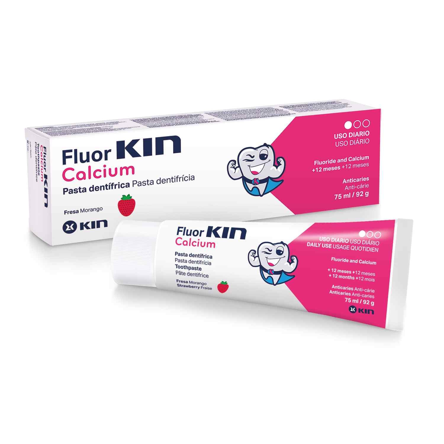 KIN Dentifrice FLUOR Calcium 75ML