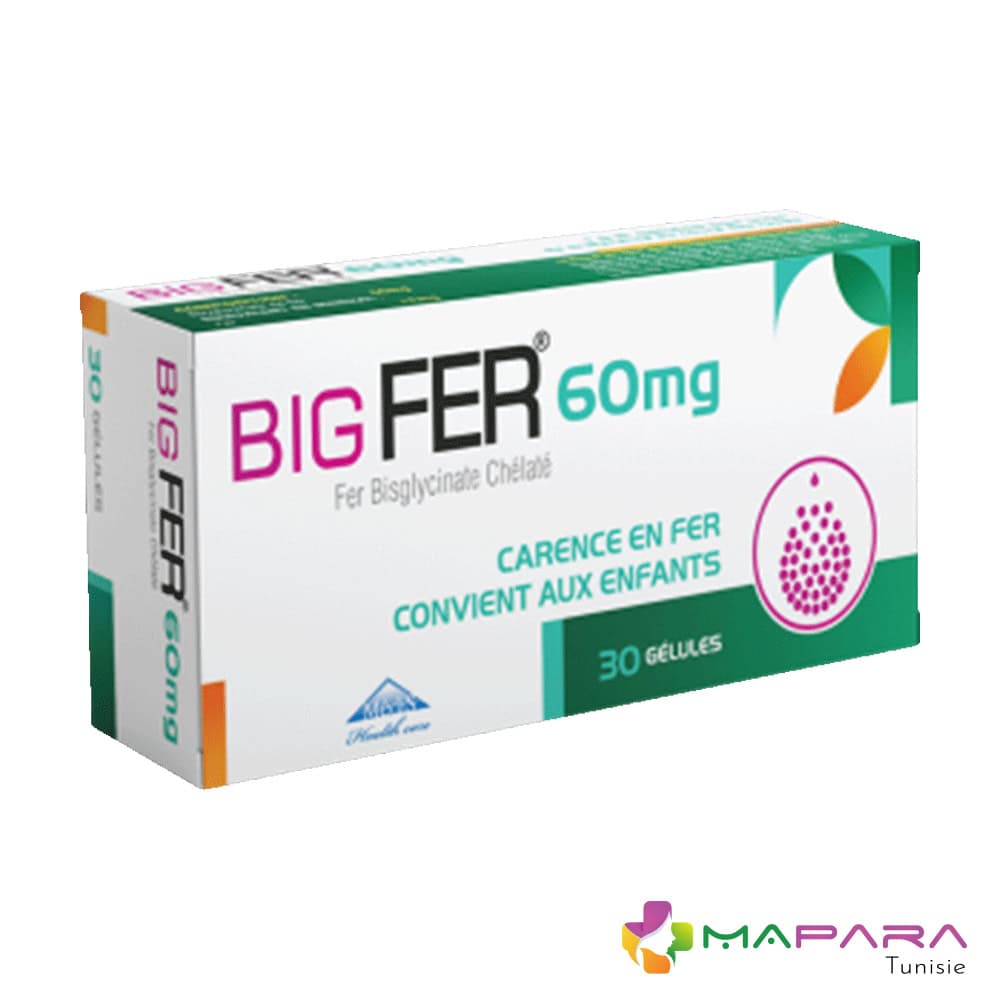 BIG FER 60MG B/30 Gelules