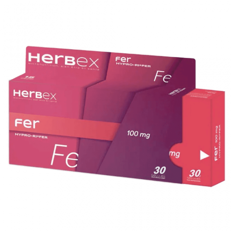HERBEX FER 100MG B/30 Gelules